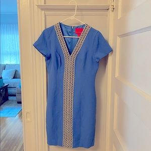 Blue and Gold Lilly Pulitzer Dress